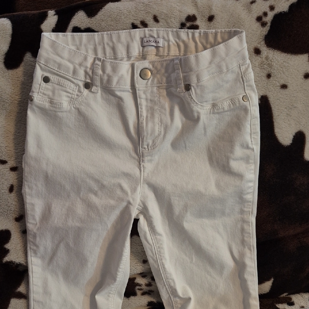LASCANA White Skinny Jeans with Classic Fit - Picture 3 of 10